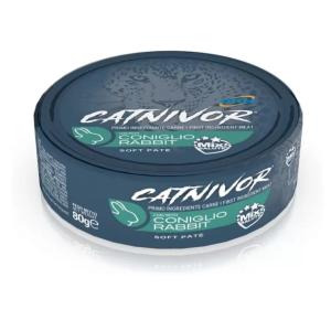 DRN Catnivor Gatto Coniglio 80gr