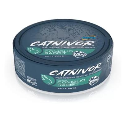 DRN Catnivor Gatto Coniglio 80gr