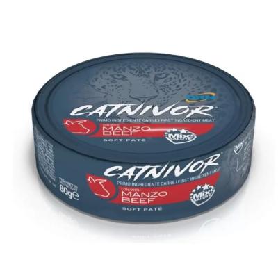 DRN Catnivor Gatto Manzo 80gr