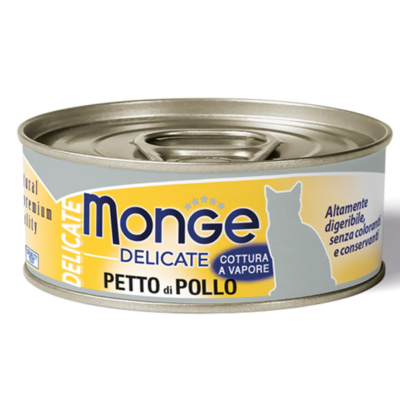 MONGE DELICATE GATTO LATTINA POLLO