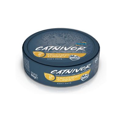 DRN Catnivor Gatto Tacchino 80gr