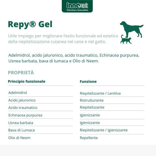 Repy Gel composizione