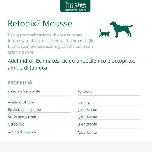Retopix Mousse composizione
