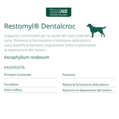 Composizione Restomyl Dentalcroc Cani Piccoli 60 gr