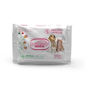 Salviette Biodegradabili XXL Argan e Camelia 100pz