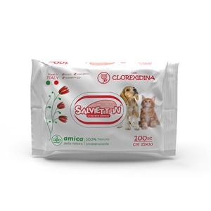 Salviette Biodegradabili XXL Clorexidina 100pz