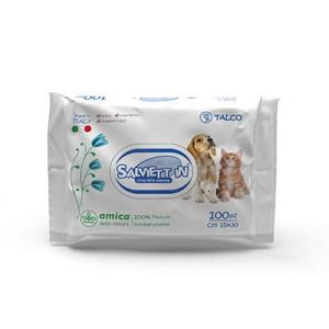 Salviette Biodegradabili XXL Talco 100pz