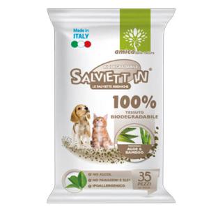 Salviette Biodegradabili Aloe e Bamboo 35pz