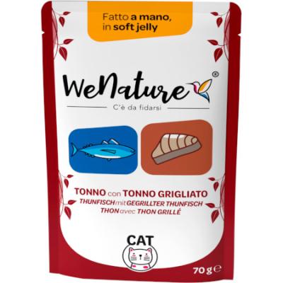 WeNature Umido Gatto con Tonno e Tonno Grigliato in Jelly