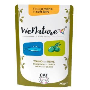 WeNature Umido Gatto con Tonno e Olive in Jelly