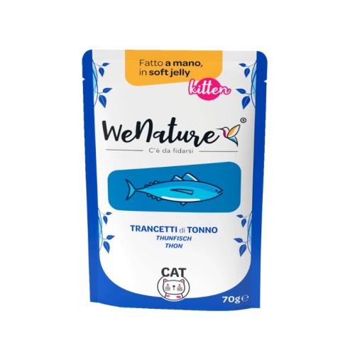 WeNature Umido Kitten con Tranci di Tonno in Jelly