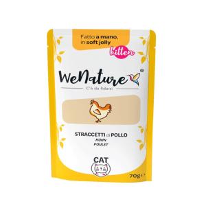 WeNature Umido Kitten con Straccetti di Pollo in Jelly