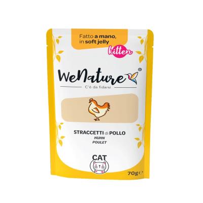 WeNature Umido Kitten con Straccetti di Pollo in Jelly