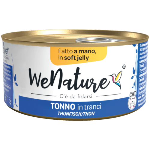 WeNature Umido Gatto con Tonno in Tranci in Jelly