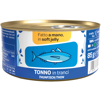 WeNature Umido Gatto con Tonno in Tranci in Jelly