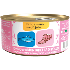 WeNature Umido Gatto con Tonno e Mortadella in Jelly