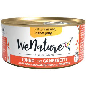 WeNature Umido Gatto con Tonno e Gamberetti in Jelly 2