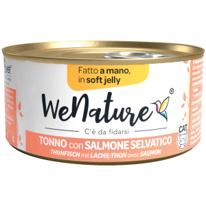 WeNature Umido Gatto con Tonno e Salmone in Jelly 2