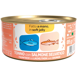WeNature Umido Gatto con Tonno e Salmone in Jelly