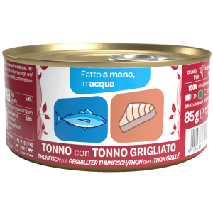 WeNature Umido Gatto con Tonno e Tonno Grigliato in Acqua