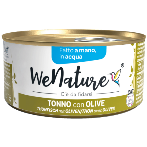 WeNature Umido Gatto con Tonno e Olive in Acqua