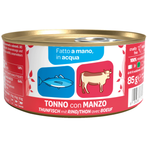 WeNature Umido Gatto con Tonno e Manzo in Acqua