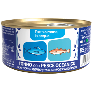 WeNature Umido Gatto con Tonno e Pesce Oceanico in Acqua