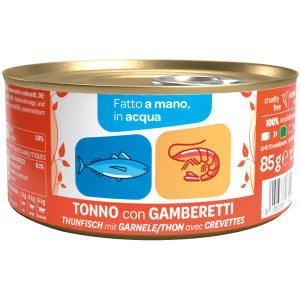 WeNature Umido Gatto con Tonno e Gamberetti in Acqua