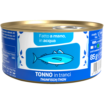 WeNature Umido Gatto con Tranci di Tonno in Acqua