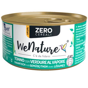 WeNature Umido Gatto Senza Cereali con Tonno e Verdure in Jelly 2
