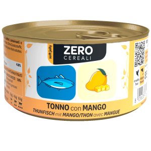 WeNature Umido Gatto Senza Cereali con Tonno e Mango in Jelly
