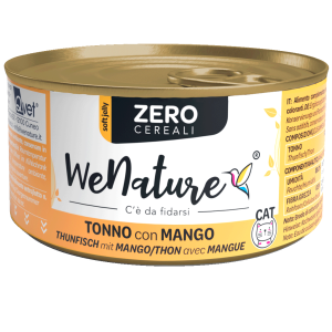 WeNature Umido Gatto Senza Cereali con Tonno e Mango in Jelly 2