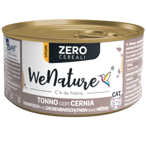WeNature Umido Gatto Senza Cereali con Tonno e Cernia in Jelly 2