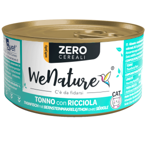 WeNature Umido Gatto Senza Cereali con Tonno e Ricciola in Jelly 2