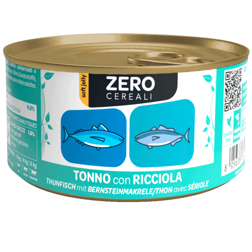 WeNature Umido Gatto Senza Cereali con Tonno e Ricciola in Jelly