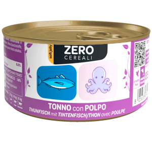 WeNature Umido Gatto Senza Cereali con Tonno e Polpo in Jelly