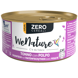WeNature Umido Gatto Senza Cereali con Tonno e Polpo in Jelly 2