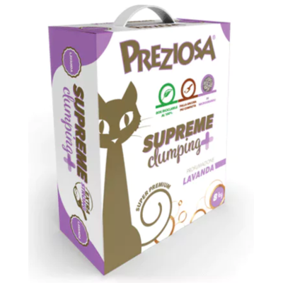 Lettiera Gatto Preziosa Supreme Clumping  LAVANDA