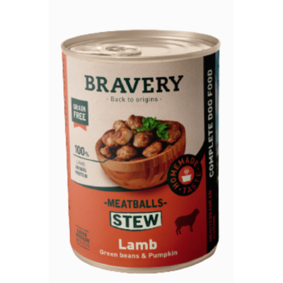 Bravery Cane Meatballs Agnello 400gr
