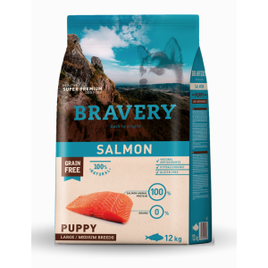 Bravery Cane Puppy Medium & Large Salmone
