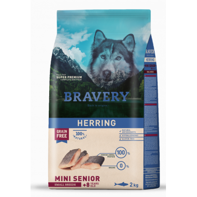Bravery Cane Senior Mini Aringa 2kg