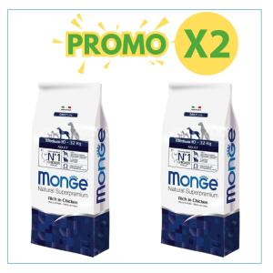 Monge Cane Natural Superpremium Adulto Medium Pollo 2