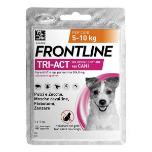 Frontline TRI ACT cani taglia piccola 5-10kg 1 pipetta