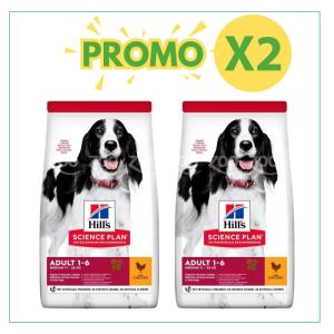 Hill's Science Plan Cane Adult Medium Pollo 2