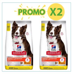 Hill's Cane Perfect Digestion Adulto Medium ActivBiome+ 2