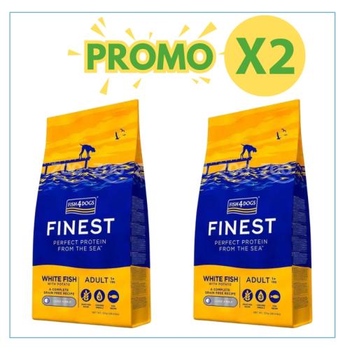 Fish4Dogs Cane Adulto Finest Pesce Bianco Large 6kg