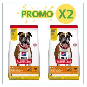 Hill's Science Plan Cane Adult Medium Light Pollo fronte 2