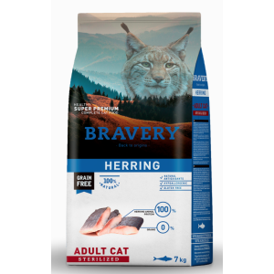 Bravery Gatto Sterilizzato Aringa