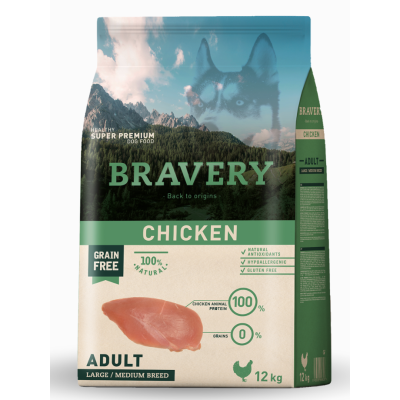 Bravery Cane Medium e Large Pollo