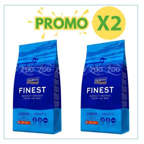 Fish4Dogs Cane Adulto Finest Sardine Small 6kg